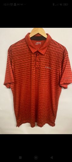 columbia polo shirt(omni shade) size large