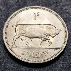 Ireland 1963 1s Shilling Uncirculated coin