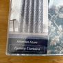 Foliage Azure Eyelet curtains 90"x90" Image 3