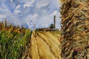 rattoo round tower harvest watercolour