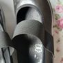 Wedge heel black/granite patent shoes 6 Image 4