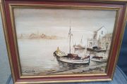Vintage Impressionist Oil Painting