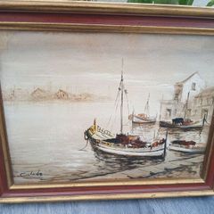 Vintage Impressionist Oil Painting