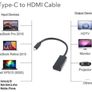 Type C USB-C to HDMI Adapter Cable for Macbook Galaxy S8 S9 S10 Plus Note 8 LG Image 4