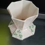 Belleek - Octagonal Shamrock Vase Image 3