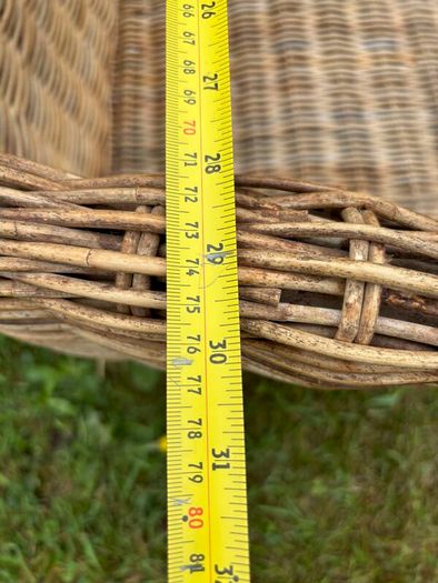 Beautiful Large Wicker Dog Basket (With Optional Cushion)