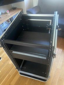 16u Heavy duty rack flightcase