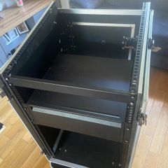 16u Heavy duty rack flightcase
