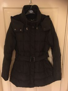 Zara Padded Jacket with Hood and Belt - New Condition