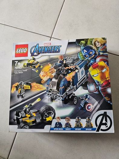 New Lego Marvel Avengers 76143 Avengers Truck Take Down (Retired/Discontinued)