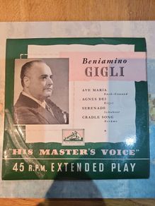 Beniamino Gigli Ave Maria HMV 7 inch EP