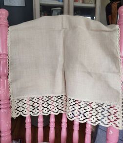 6 X vintage chair back covers