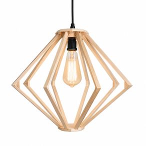 Handmade Wooden Pendant Light