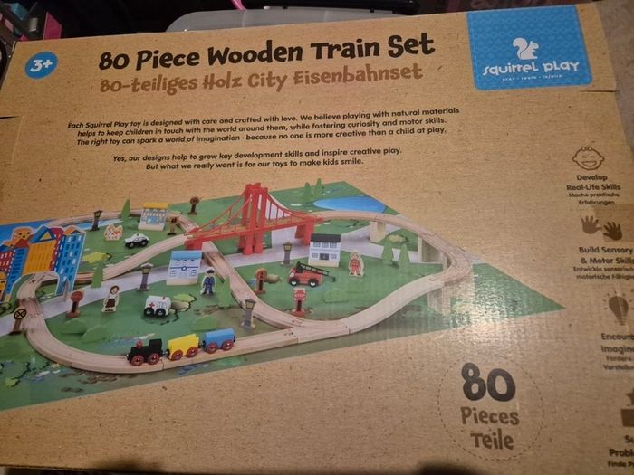 Wooden Train Set