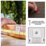 Transparent Strip Light Clips with Screws - Self-adhesive Mounting Bracket for LED, Image 5