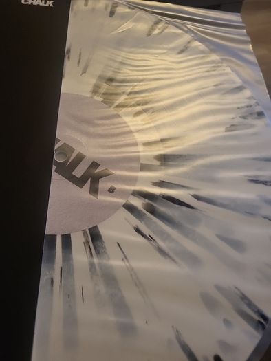 Chalk Crystalpunk dinked edition limited edition with signed polaroid splatter vinyl