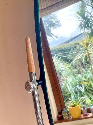 Rare Vintage 80's Japanese Floor Mirror, Dulton, Free Standing, Full Length