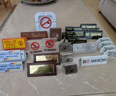 No Smoking Signs