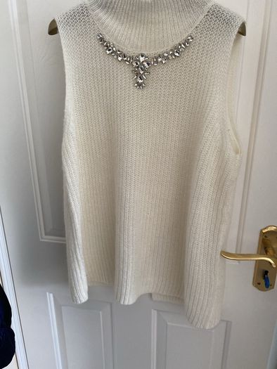 French connection mohair wool mix top