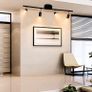 4 Way GU10 6W Ceiling Light Fitting, Spot Light Ceiling Spotlight Swiveling Lamp Light Bases Angle Adjustable for Kitchen Bedroom Living Room and Showroom (FREE POSTAGE) Image 5