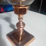 rose gold large  hurricane jar candle Image 3