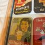 Framed Vintage Heineken Metal Coasters Image 4