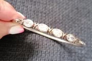Stg Silver Cubic Zirconia Bangle