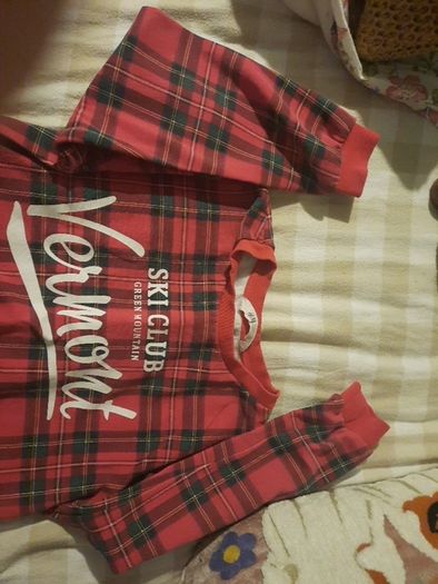 girls tartan sweater from h&m
