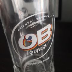 Oriental Brewery beer glass brewerania