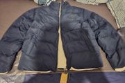 lagooners big reversible puffer jacket white and navy blue