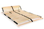 Slatted Bed Base with 28 Slats 7 Zones 140x200 cm