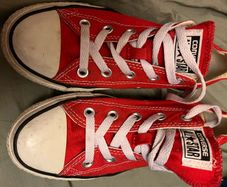 Converse, red low- size 4, EU 36.5