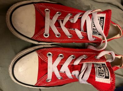 Converse, red low- size 4, EU 36.5