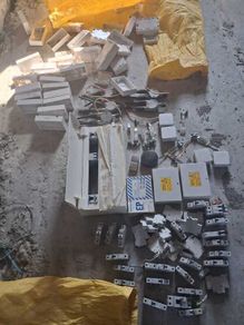 Electric sockets,switches,fuse box etc.