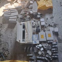 Electric sockets,switches,fuse box etc.