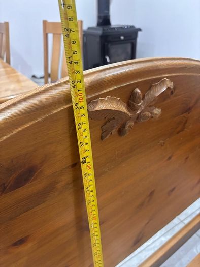 Solid Pine King Size Bed