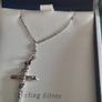 ladies silver chain and pendant Image 4