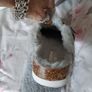 grey teddy fleece shoes from green treat Image 3