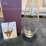 As new rare Stephen Pearce Large Invito Tulip glass vase Image 2