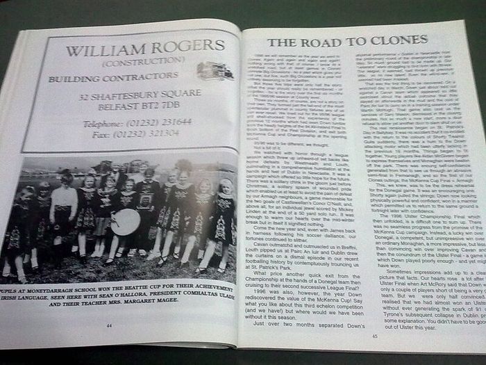 Down GAA yearbook 1996 Ireland Irish