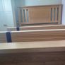 Solid wood king size bed frame Image 4
