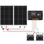 1KW Solar Panel Kit 240Watt 12Volt Solar Power System Image 7