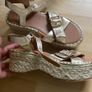 River Island gold sandals Image 2