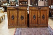 Pair of Austrian/German Walnut Cabinets c.1880