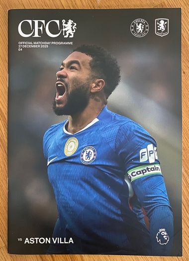 2025 Chelsea v Aston Villa - Premier League Programme