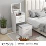 Dressing table and chair Image 2