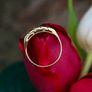 Vintage Italian Emerald Cut Diamond Ring - Unique Eternity Ring Image 8