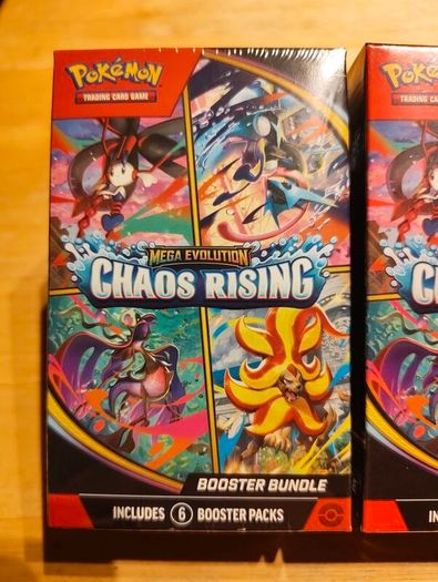 Pokemon Tcg Mega Evolution Chaos Rising booster bundle X2