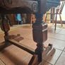 extendable sold wood dining table Image 4