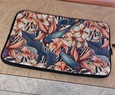 Laptop Cover Tropical Print New